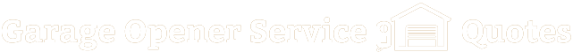Garage Opener Service Quotes